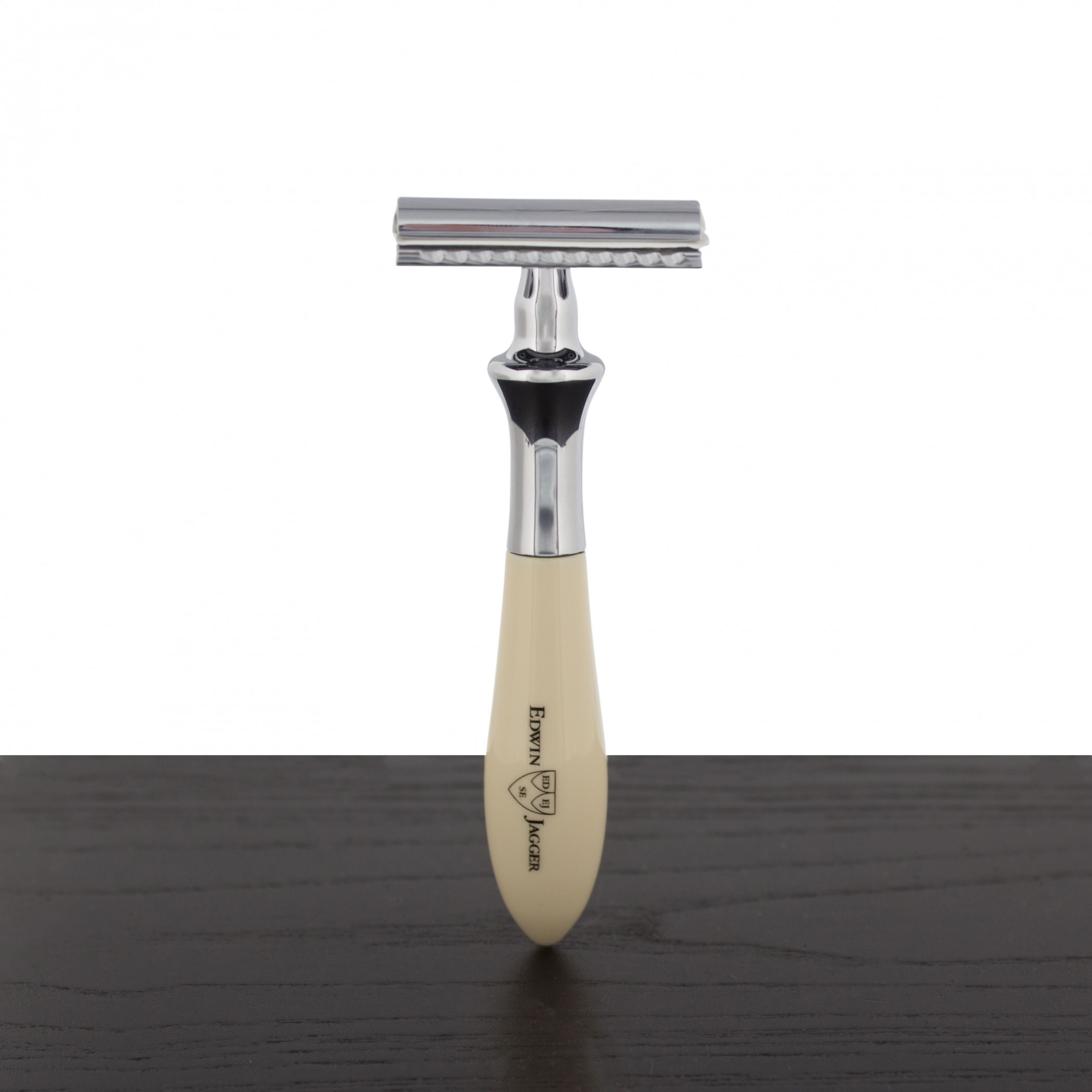 Edwin Jagger Imitation Ivory Plaza Double Edge Razor - West Coast
